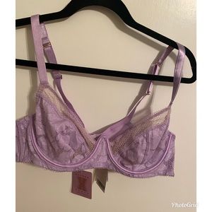 Savage X Fenty Lace Purple Bra